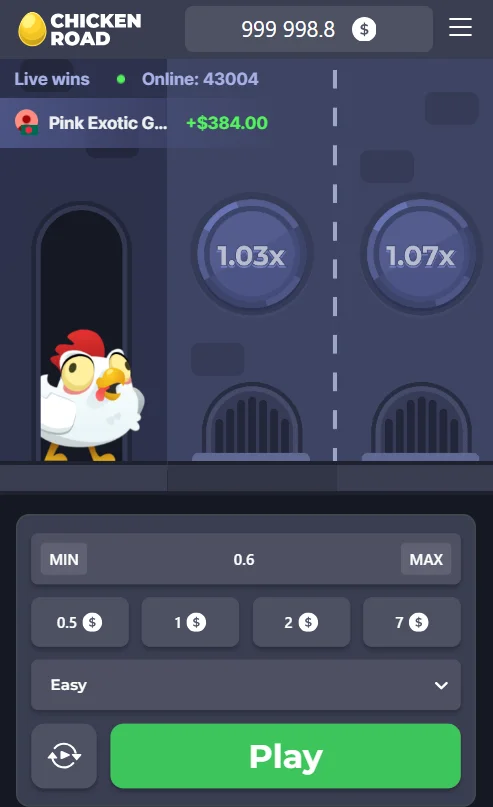 Chicken Road Spiel-Demo